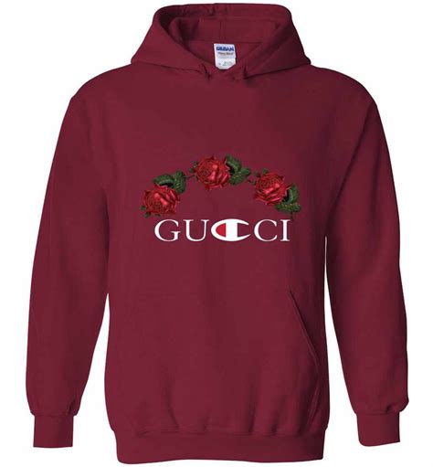 gucci champion hoodies